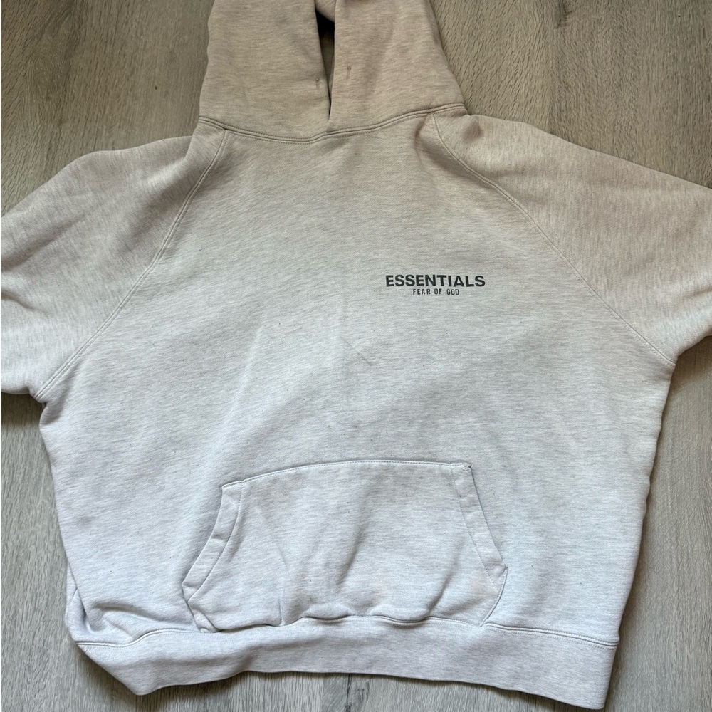 Fear of God Essentials Light Gray Sweatshirt
